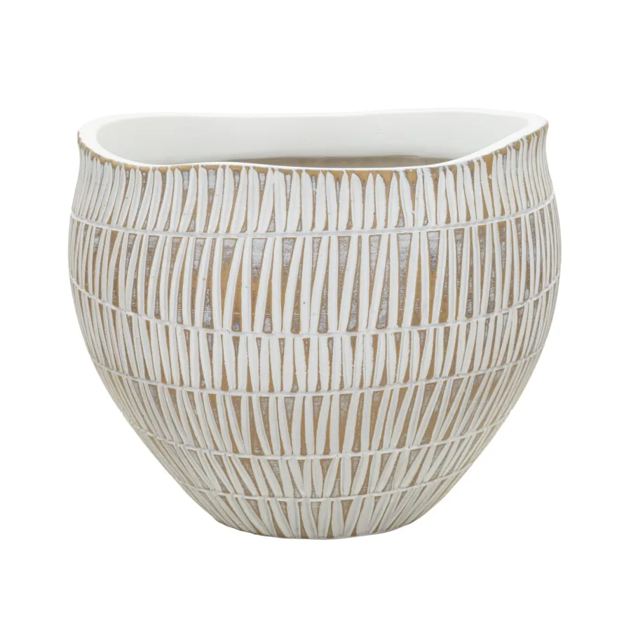 Cachepot StikY z żywicy 26X20,5 cm